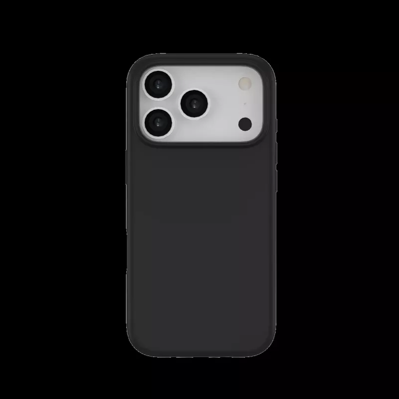 JUST MUST REGULAR DEFENSE SILICONE com MAGSAFE para iPhone 17 Pro preto
