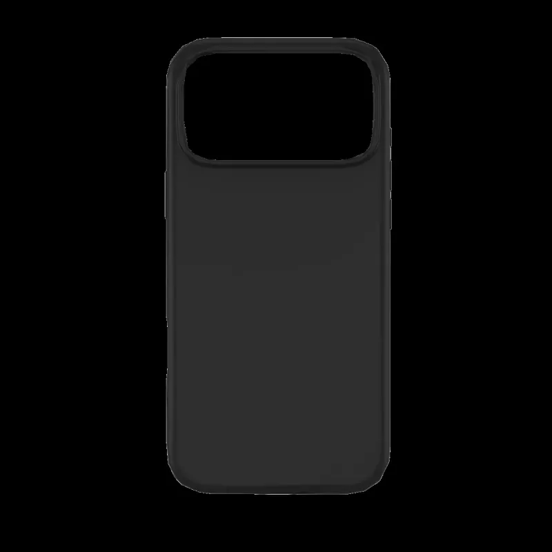 JUST MUST REGULAR DEFENSE SILICONE com MAGSAFE para iPhone 17 Pro Max Preto