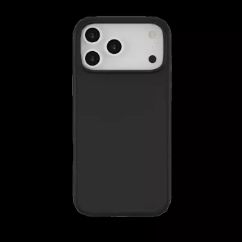 JUST MUST REGULAR DEFENSE SILICONE com MAGSAFE para iPhone 17 Pro Max Preto
