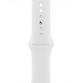 Just Must Universal JM LIQUID SILICONE Capa para Apple Watch Band 38/40/41 mm branca