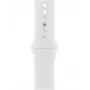 Just Must Universal JM LIQUID SILICONE Capa para Apple Watch Band 38/40/41 mm branca