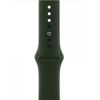 Capa universal Just Must JM em silicone líquido para pulseira Apple Watch 38/40/41 verde-oliva