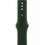 Capa universal Just Must JM em silicone líquido para pulseira Apple Watch 38/40/41 verde-oliva