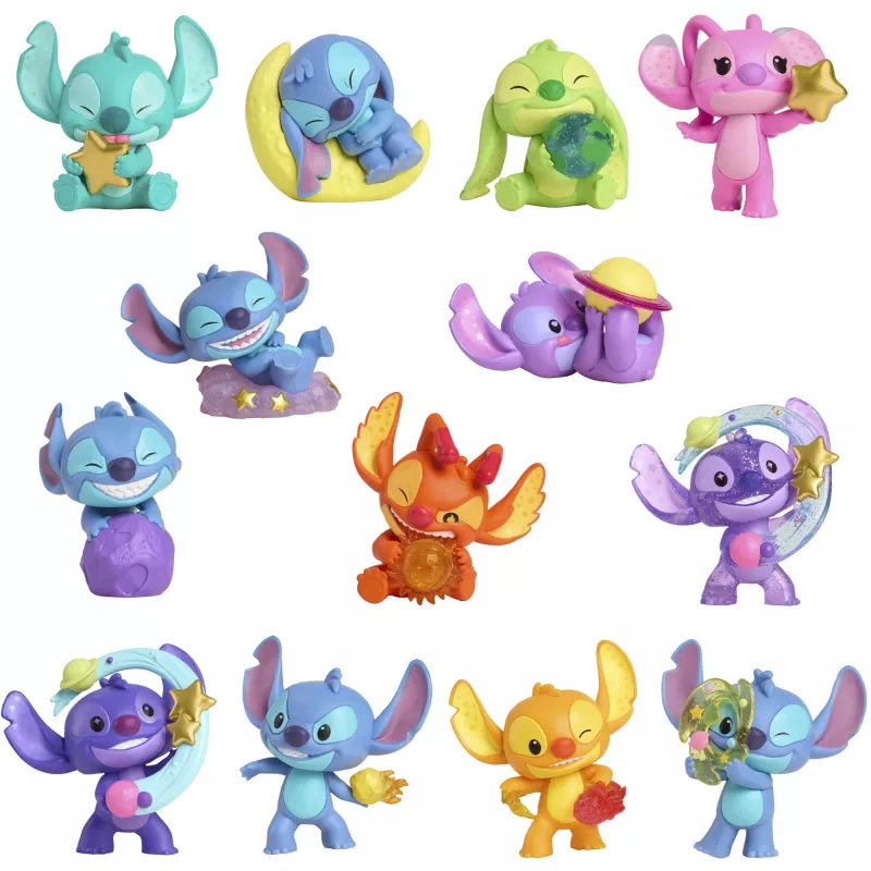 Just Play Disney Stitch Outta This World Figura de Coleção (1 figura aleatória por compra)
