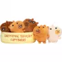 JUST PLAY Peluche Capivaras de apoio emocional 7 polegadas Castanho/Bege