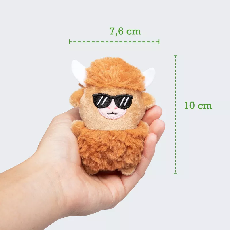 Just Play Emotional Support Highland Cow Peluche - Castanho, 25 cm