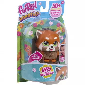 JUST PLAY furReal Handfuls - Panda Vermelho Peluche Interativo
