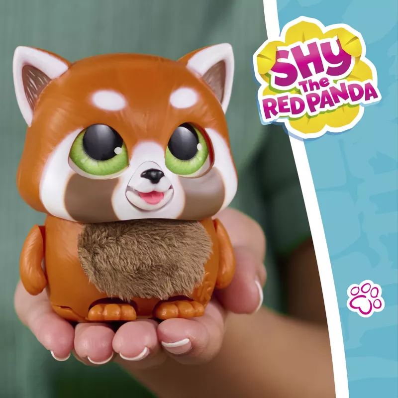 JUST PLAY furReal Handfuls - Panda Vermelho Peluche Interativo