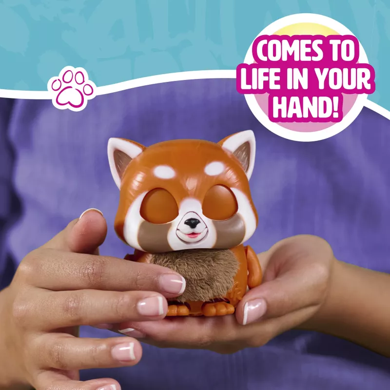 JUST PLAY furReal Handfuls - Panda Vermelho Peluche Interativo