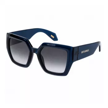 Óculos de sol borboleta de mulher JUSTCAVALLI SJC149-5307FK Havana castanho degradê 53 mm