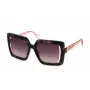 JUSTCAVALLI óculos de sol de mulher SJC027-5309SJ - armação preta e angular com lentes cinzentas degradê - 53 mm