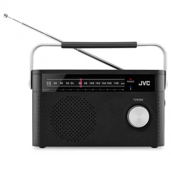 JVC rádio portátil RA-E315B preto