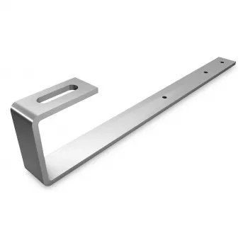 K2 Systems 1000373 gancho de telhado M10 A2 para telhados de ardósia 250x40x6 mm