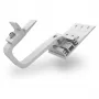 Gancho de telhado K2 Systems SingleHook 3S – aço inoxidável, altura ajustável