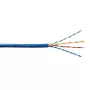 Cabo Emiter Net UTP (U/UTP) Cat.5e, Linka, 4x2x24AWG, PCW, azul