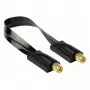 Kabelmeister Cabo Coaxial de Passagem para Janela RF Ficha SMA para Ficha SMA, 0,2 m, 50 Ohm, Transparente
