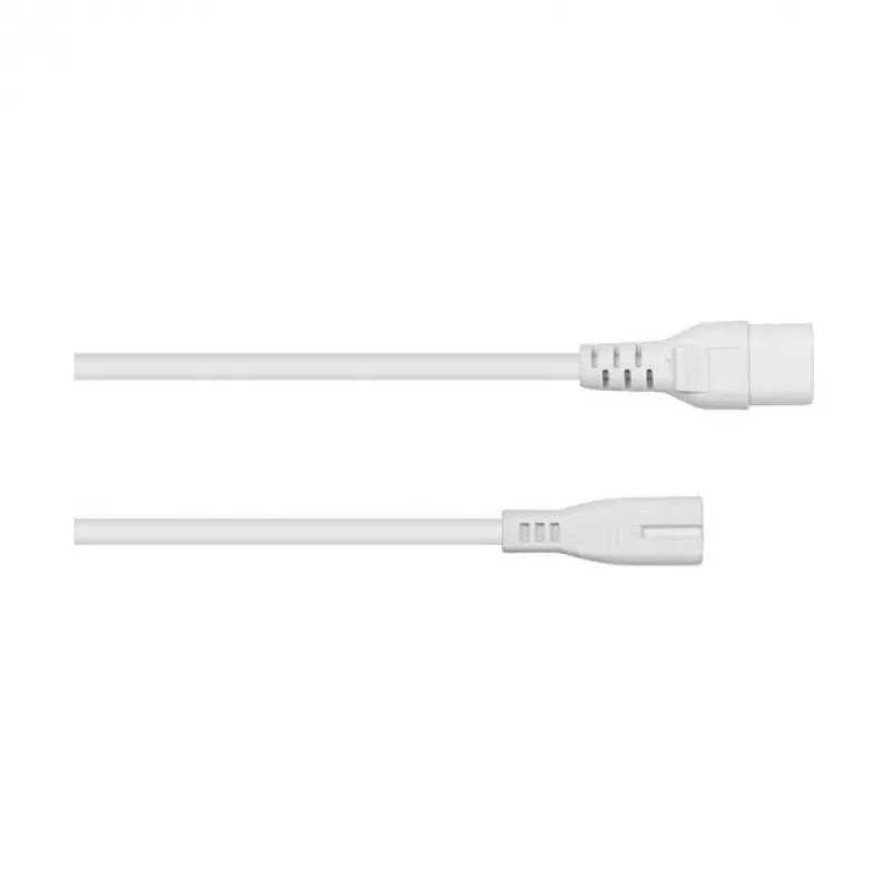 Kabelmeister Cabo de extensão Euro conector fêmea C8 para ficha C7 0,2 m preto
