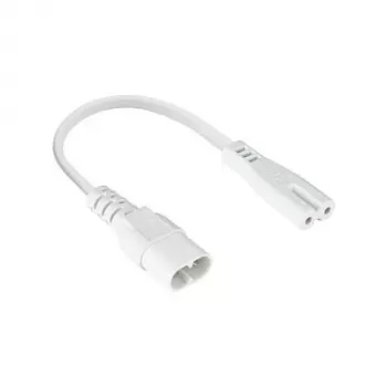 Kabelmeister Cabo de extensão Euro conector fêmea C8 para ficha C7 0,2 m preto