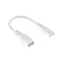 Kabelmeister Cabo de extensão Euro conector fêmea C8 para ficha C7 0,2 m preto