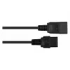 Kabelmeister Cabo de extensão IEC C20 para C19 – 2 m, preto