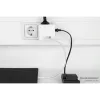 Cubo de tomadas KABELMEISTER com 3 tomadas com contacto de proteção, USB-C 20W PD 3.0 e USB-A 18W, 1,5m, branco