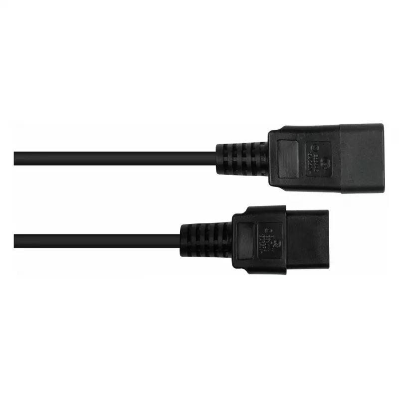Kabelmeister SK2090-S030 Cabo de extensão Cold Device C20 para C19, 3m, preto
