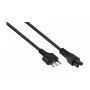 Kabelmeister SK6505-S018 Cabo de Alimentação - Ficha Tipo I Italiana para IEC C5, Preto, 1,8m
