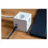 kabelmeister cubo de tomadas 3 tomadas com USB-C e USB-A, branco, 2 m