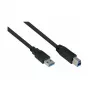Kabelmeister Cabo USB 3.0 A-A UL preto 3m