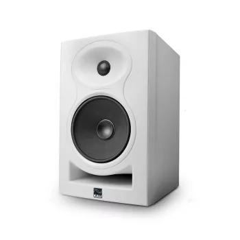 Kali Audio LP-6W V2-EU monitor de estúdio ativo de 2 vias de 6,5 polegadas (branco, 80W)