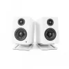 Suportes de secretária Kanto Audio S2W para colunas pequenas - branco (par)