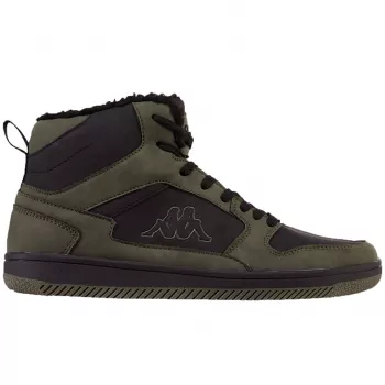 Botas de inverno Kappa Lineup Fur 243374 3111 para criança preto rosa