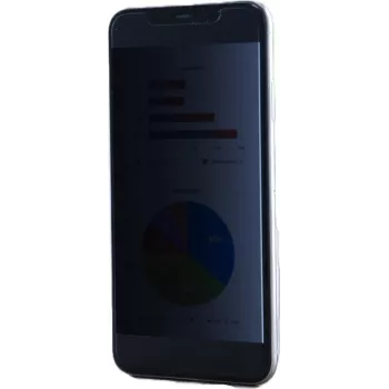 KAPSOLO Película de proteção de ecrã 2 vias para Apple iPhone 14 Pro, película PET autoadesiva, anti-reflexo, resistente a riscos, anti-dedadas, transparente KAP13011