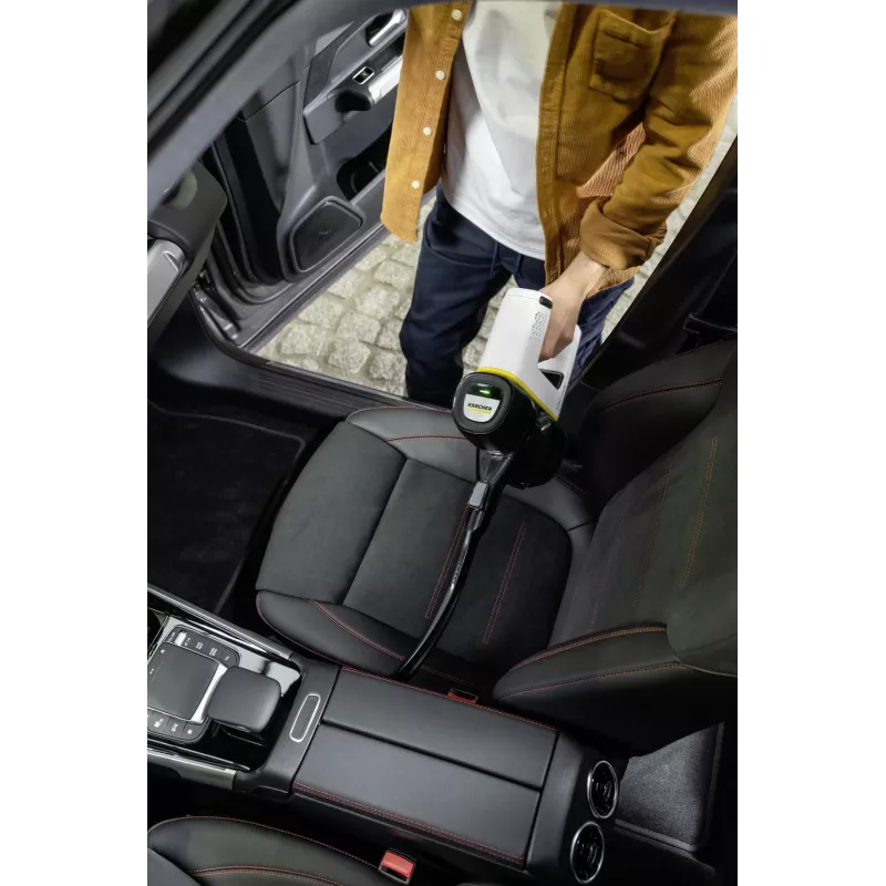 Kärcher VC 4 Cordless myHome Car Aspirador a bateria, sem saco, capacidade 0,65 l, branco