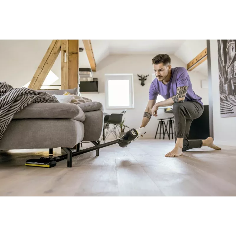 Kärcher VC 4 Cordless myHome Car Aspirador a bateria, sem saco, capacidade 0,65 l, branco
