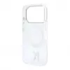 Capa MagSafe Karl Lagerfeld IML Ring Stand 360 Kameo Metal para iPhone 18 Pro / 17 Pro - Transparente
