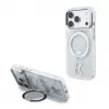 Capa Transparente MagSafe Karl Lagerfeld IML Ring Stand 360 Kameo Metal para iPhone 18 Pro Max / 17 Pro Max