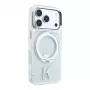 Capa Transparente MagSafe Karl Lagerfeld IML Ring Stand 360 Kameo Metal para iPhone 18 Pro Max / 17 Pro Max
