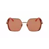 KARL LAGERFELD KL340S-800 Óculos de sol de mulher - armação de acetato preta, lentes de policarbonato cinzentas, 56 mm