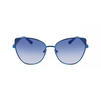 KARL LAGERFELD KL341S-400 óculos de sol mulher borboleta azul degradê 56 mm