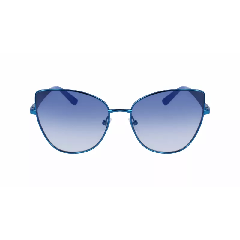 KARL LAGERFELD KL341S-400 óculos de sol mulher borboleta azul degradê 56 mm