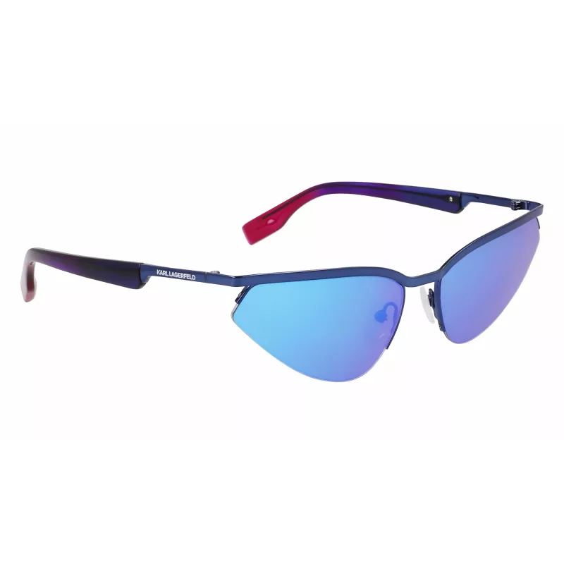 Óculos de sol KARL LAGERFELD KL352S unissexo Havana acetato lentes castanhas 61mm