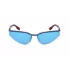 Óculos de sol KARL LAGERFELD KL352S unissexo Havana acetato lentes castanhas 61mm