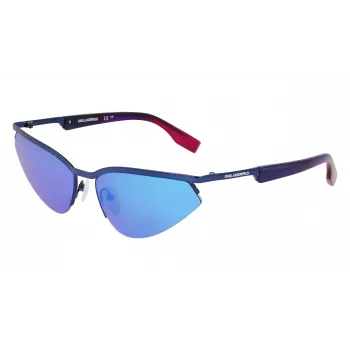 Óculos de sol KARL LAGERFELD KL352S unissexo Havana acetato lentes castanhas 61mm