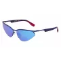 Óculos de sol KARL LAGERFELD KL352S unissexo Havana acetato lentes castanhas 61mm
