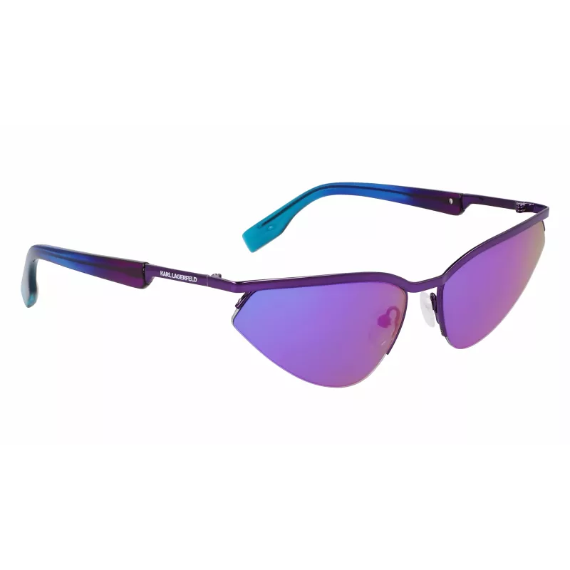 Óculos de sol KARL LAGERFELD KL352S6117500 unissexo retangulares preto/cinzento 61mm