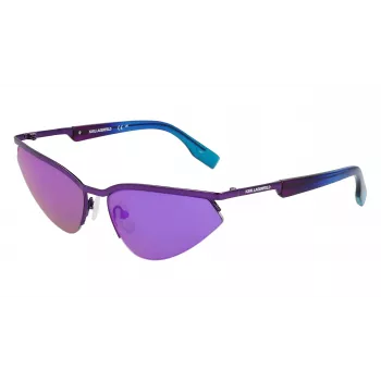 Óculos de sol KARL LAGERFELD KL352S6117500 unissexo retangulares preto/cinzento 61mm