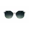 Óculos de sol de mulher KARL LAGERFELD KL358S-041 - Armação preta, lentes cinzentas, 57 mm