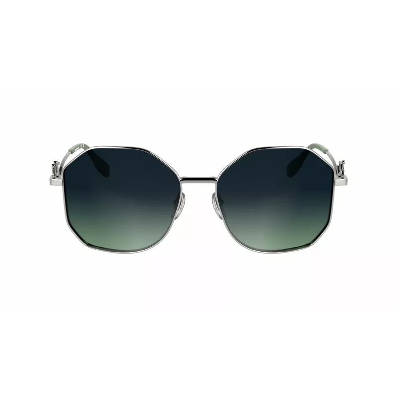 Óculos de sol de mulher KARL LAGERFELD KL358S-041 - Armação preta, lentes cinzentas, 57 mm