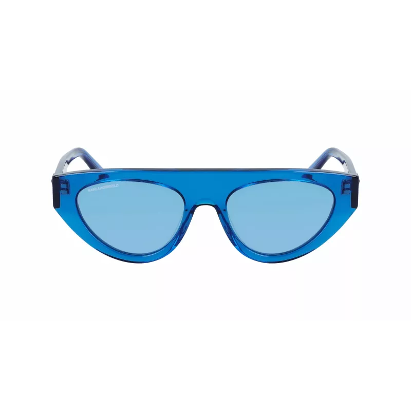 Óculos de sol mulher KARL LAGERFELD KL6043S-424 olho de gato Havana castanho degradê 52mm